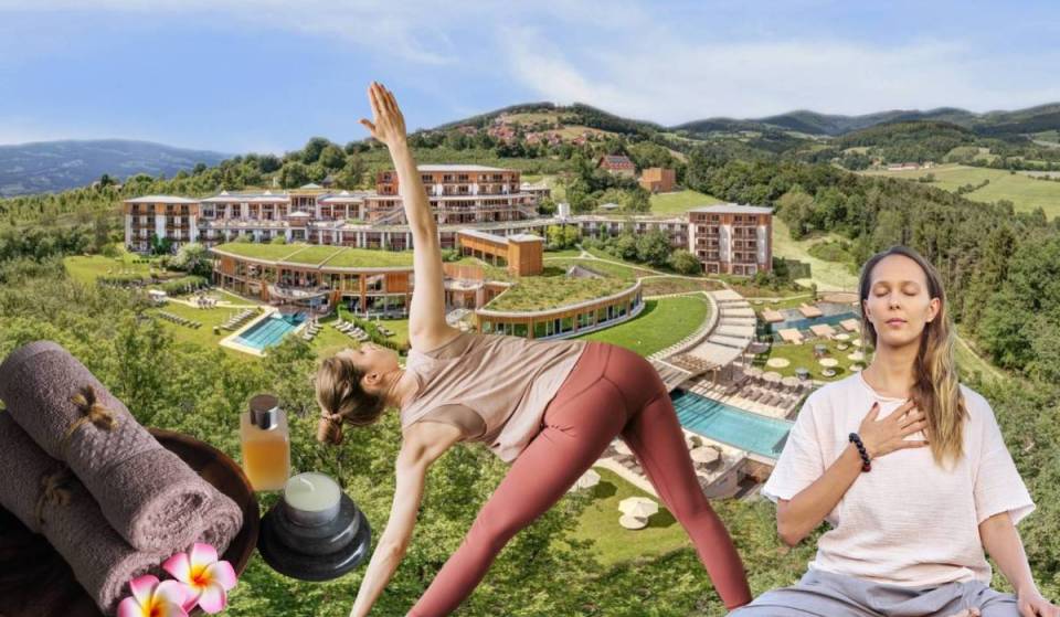 Less than 2 hours from Vienna to a true wellness getaway in the Pöllauer Tal Nature Park, featuring a 3,200 m² forest spa surrounded by nature, a natural swimming pond, retreats, saunas, and yoga classes in Styria