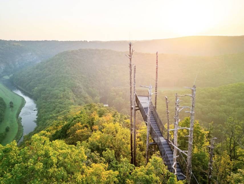 The “Umlaufblick” observation deck