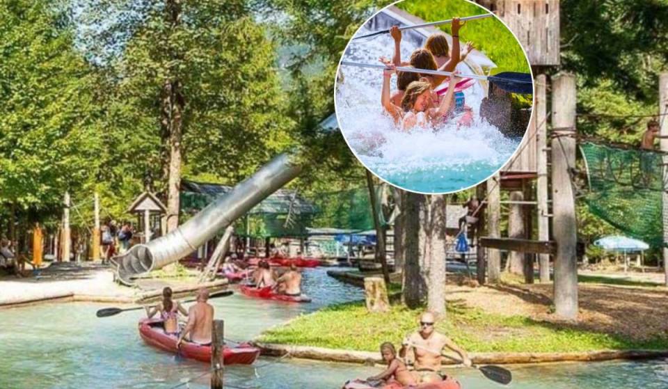 “Probably the best insider tip for beating the heat”: Discover this hidden water adventure park just 2.5 hours from Vienna for only €16—perfect for cooling off the whole family, with water rafting and a go-kart track