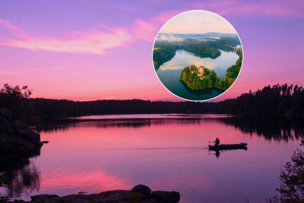 „Dieser See erinnert an die Fjorde Norwegens“: Entdeckt nur 90 Minuten nahe Wien diesen ungestörten Stausee mit tiefgrünem Wasser im Waldviertel, perfekt zum Baden oder Tretboot fahren bei versteckten Badebuchten