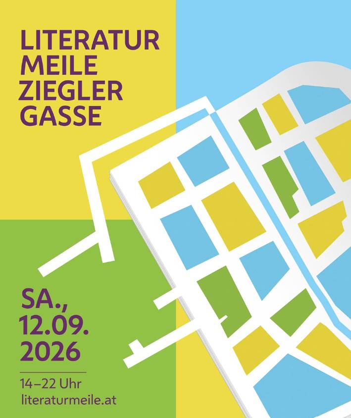 Auch im September findet wieder die Literaturmeile in der Zieglergasse statt