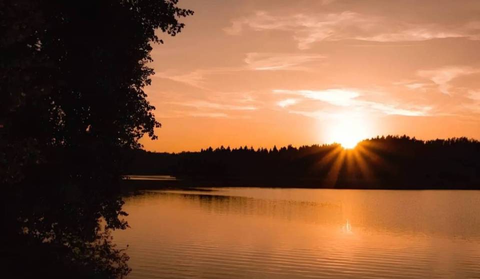 Entdecke knapp 1,5 Stunden von Wien den kleinsten Stausee im Waldviertel mit 14 Meter Tiefe: Hier steht sogar eine Burgruine direkt an diesem versteckten Waldsee