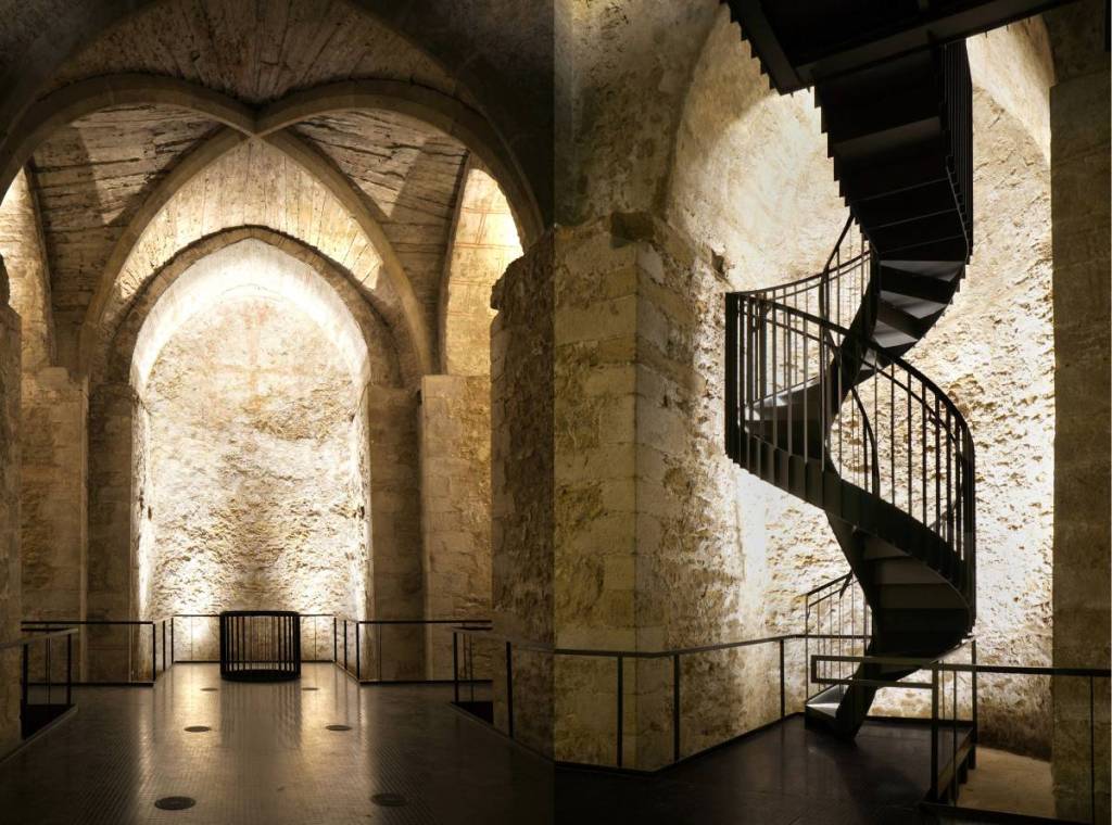 Der Innenraum der Virgilkapelle unter dem Stephansplatz