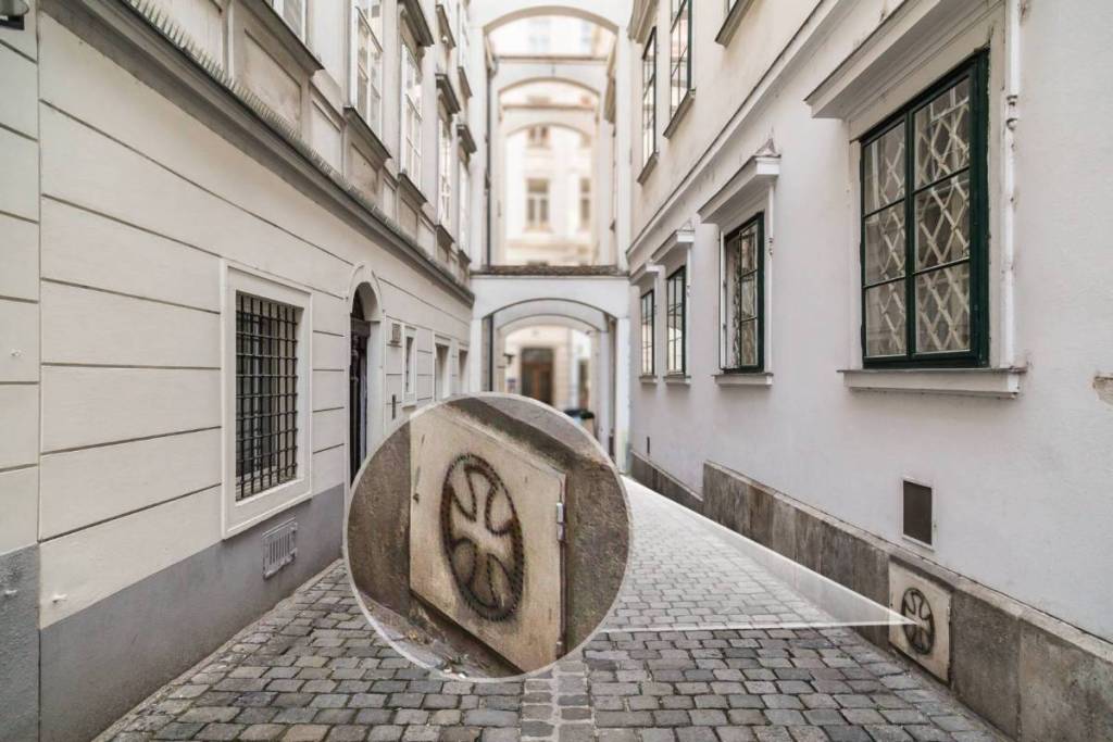 Die Blutengasse im Wiener 1. Bezirk