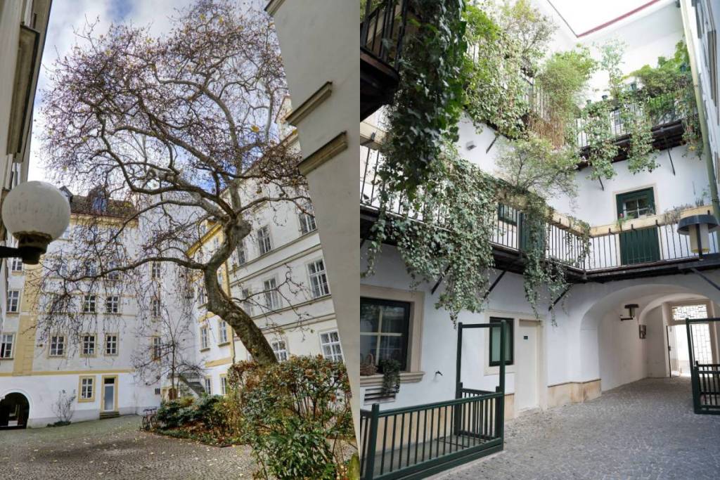 Die Innenhöfer der Blutgasse