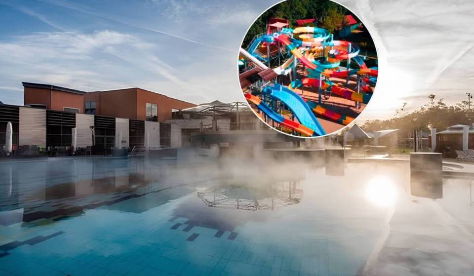 Just 2 hours from Vienna, a 54,000-square-meter thermal spa with its own boating lake and 17 slides awaits you