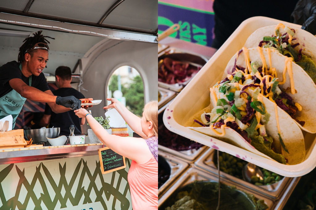 Entdecke Europas größtes Streetfood-Festival mitten in Wien an der Donauinsel mit über 100 veganen Ständen und bei freiem Eintritt