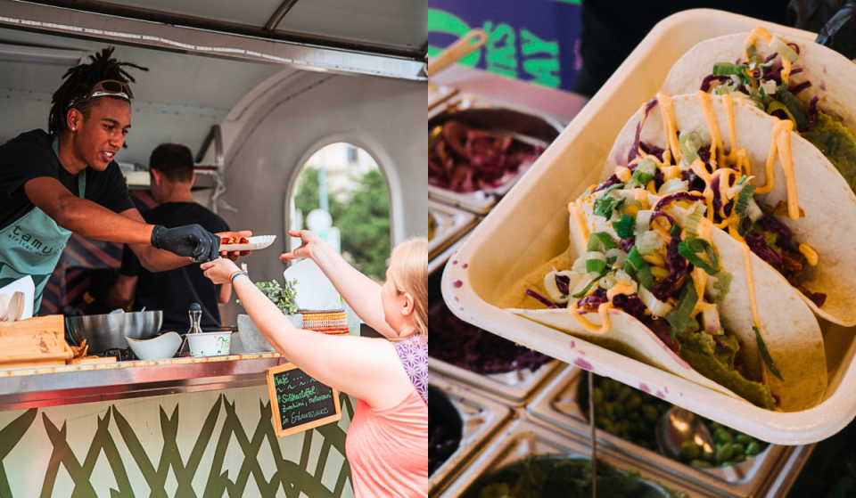 Entdecke Europas größtes Streetfood-Festival mitten in Wien an der Donauinsel mit über 100 veganen Ständen und bei freiem Eintritt