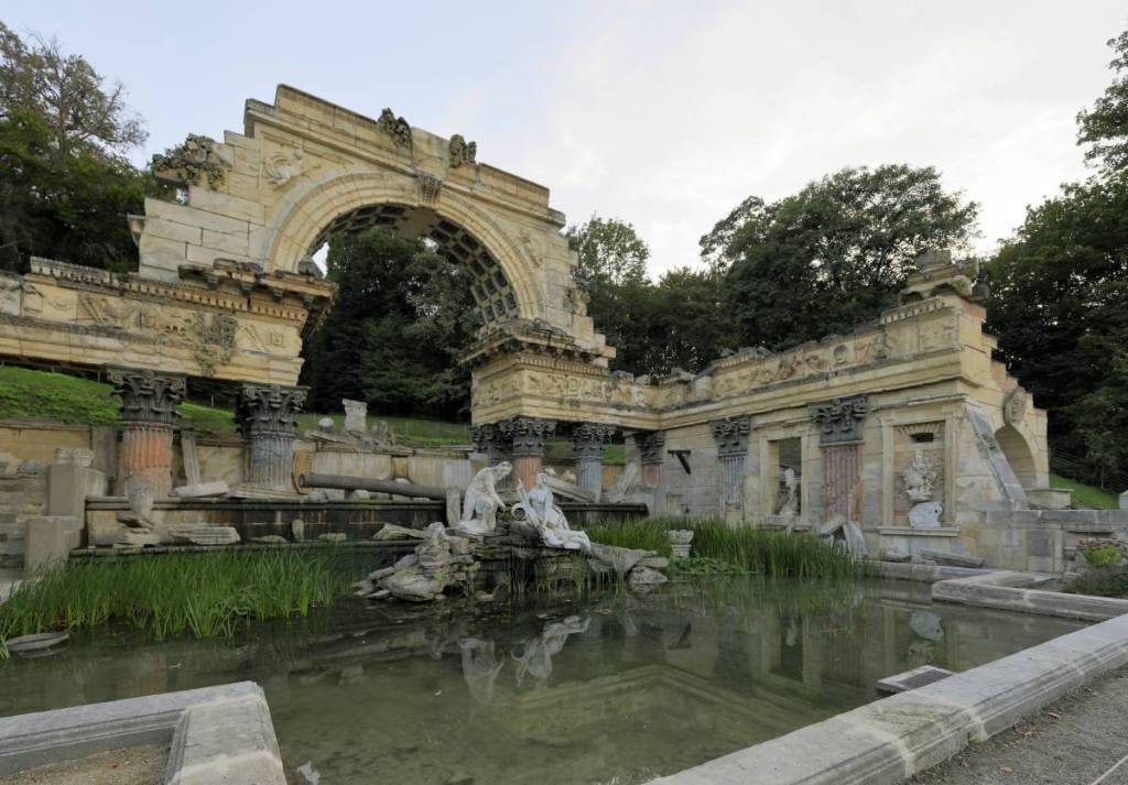 The Roman Ruins in Schönbrunn Palace Park