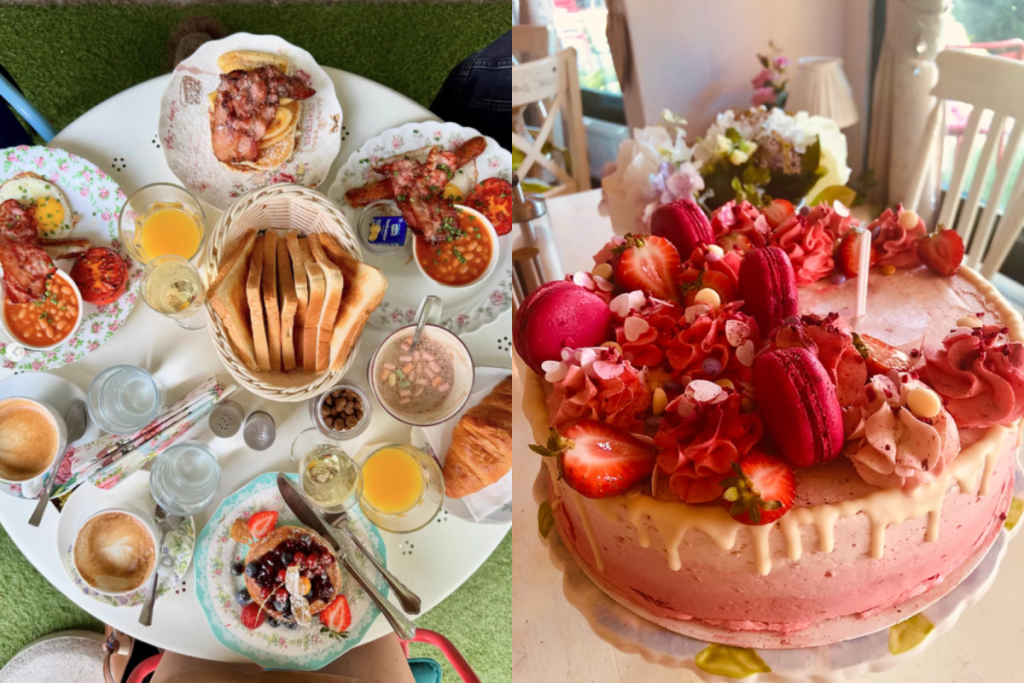 Im Café Little Britain könnt ihr ein typisches britisches Frühstück genießen und wahnsinnig leckere Kuchen