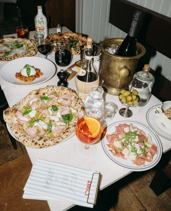 Die Pizzeria Amici ist immer einen Besuch wert.
