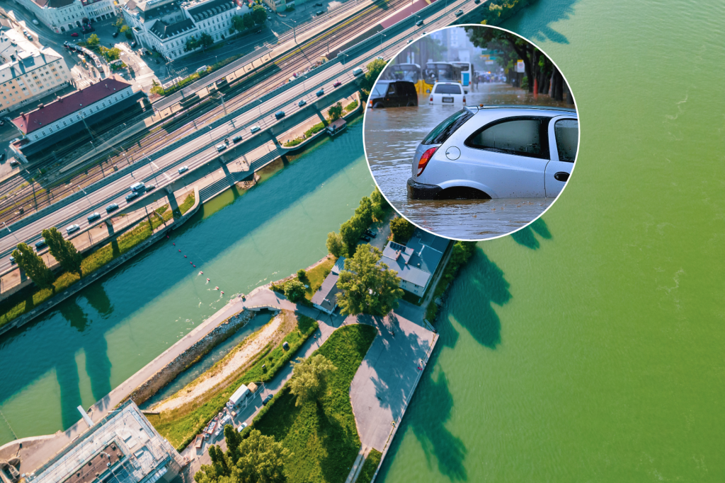 1972 als ‚Milliardengrab‘ verspottet: Wie die Wiener Donauinsel heute Millionen Liter Wasser abwehrt und als Hochwasserschutz dient