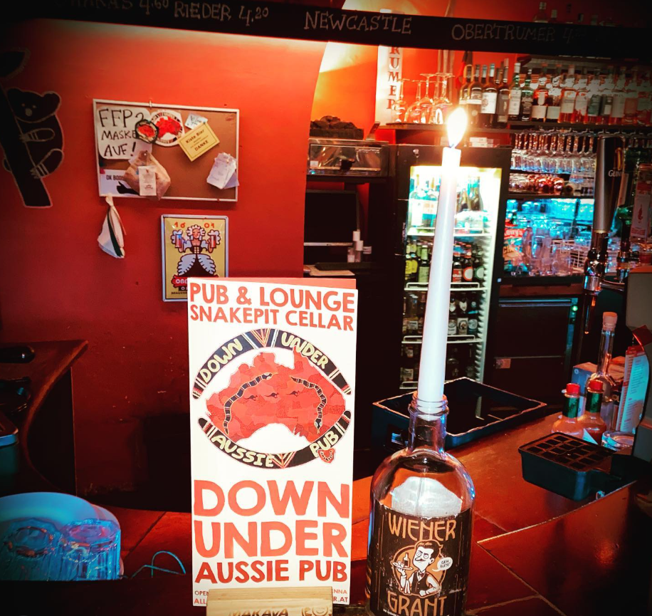 Eine beliebte Studenten Bar ist der Down Under Pub
