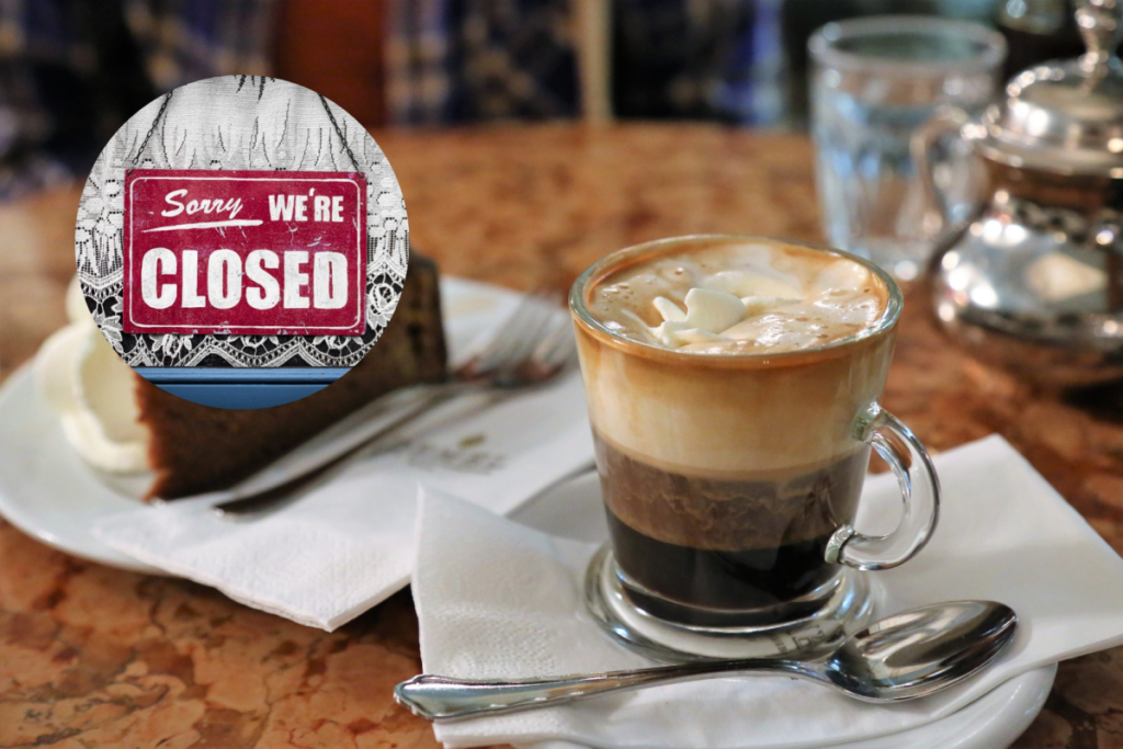 Das Café Engländer hat seine Pforten geschlossen