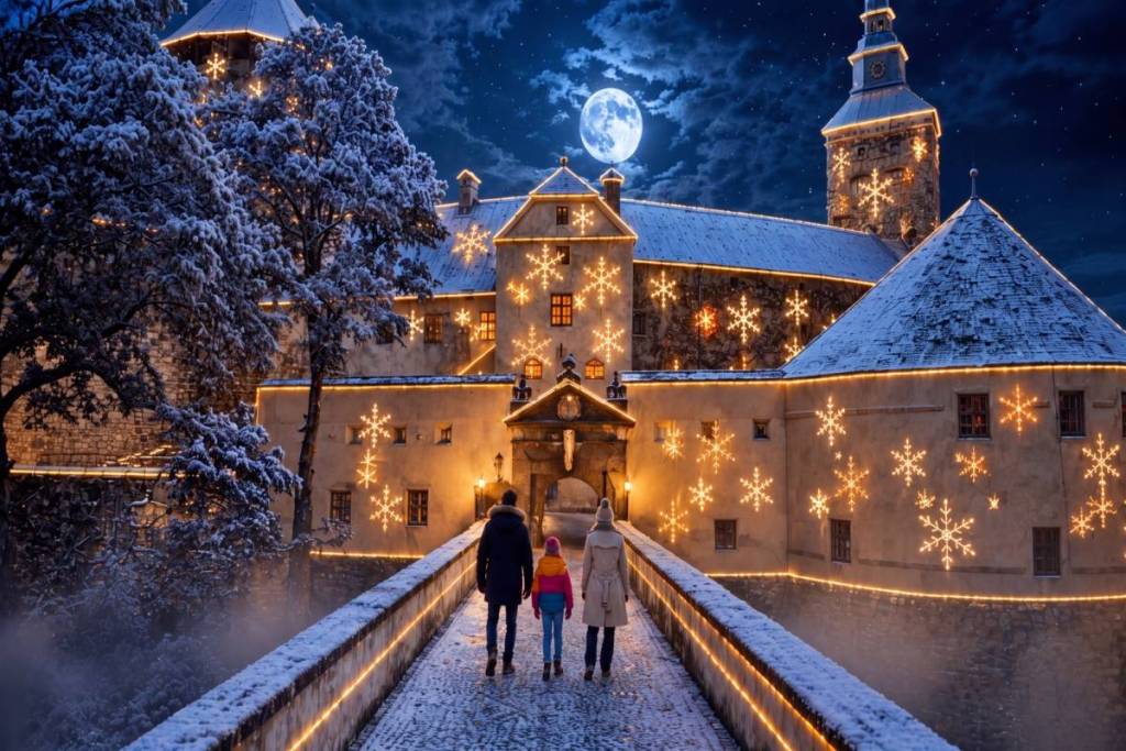 Winterwunder Burg Schlaining
