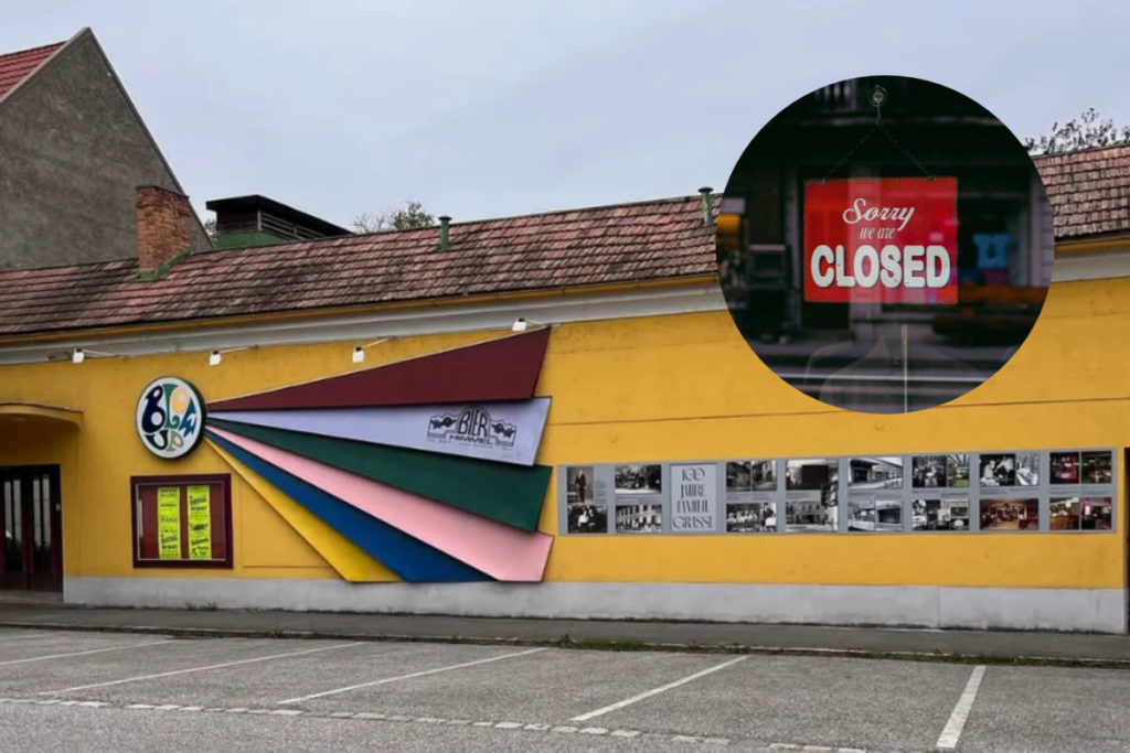 Der Club Blow Up steht vor dem aus