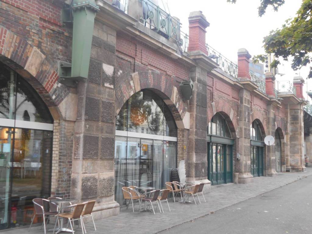 Die Gewölbe 37 bis 41 der Stadtbahnbögen