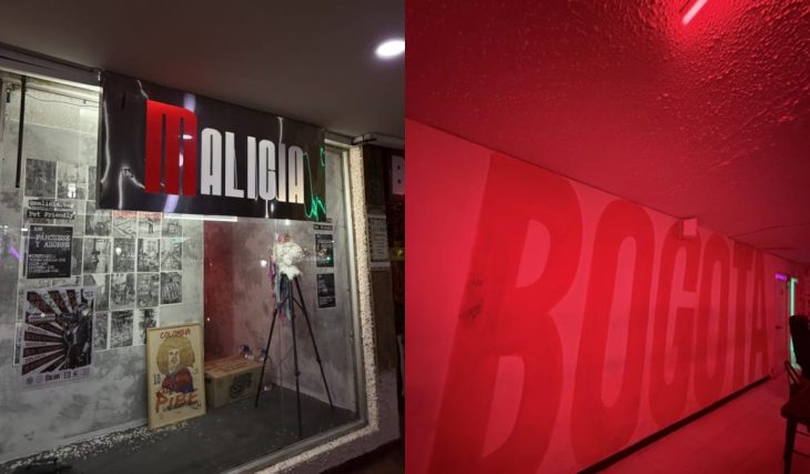 Malicia, el bar subterráneo de Las Aguas con luces rojas de neón, poesía y cine independiente