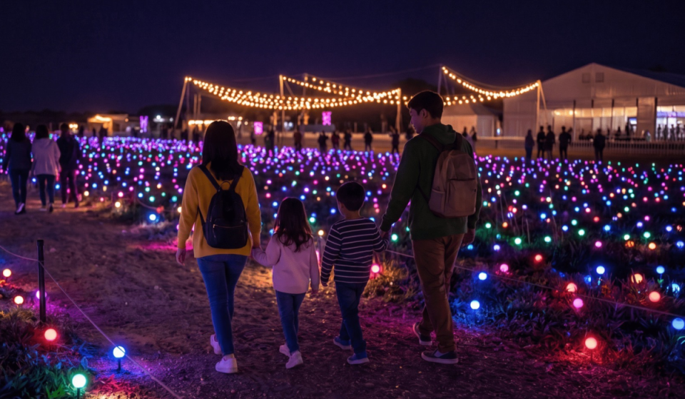 “Festival Brilla 2026”: el espectáculo nocturno de luz y tecnología que se tomará Bogotá con flores gigantes y dinosaurios